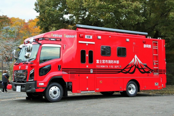 ナカダ　NAKADA　かわいい　自動車シリーズ　 ケンメリ　消防指揮車 Registering and delivering a vintage car outside the