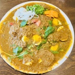 そしてたまには咖喱飯。