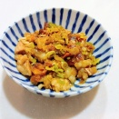 こってり旨い！シマチョウ焼肉ガーリック味炒め