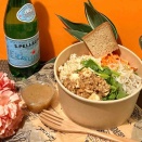 【With Green】今日のランチは、11月12月季節限定「四川風麻婆豆腐と 冬採れ春菊のサラダ」