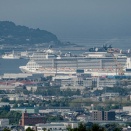 MSCベリッシマ入港