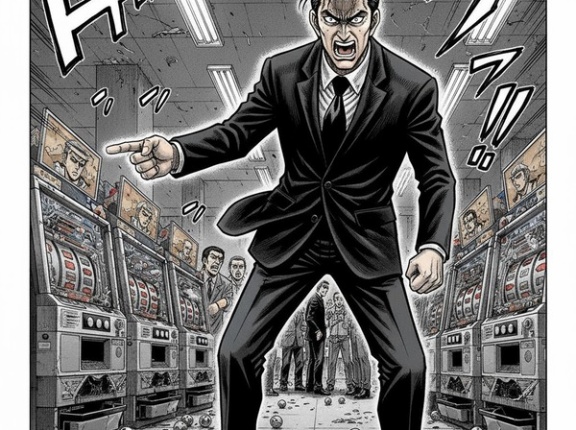 【悲報画像】負け組パチンカスさん、ICカード&店の壁を破壊してしまう…