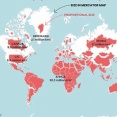 【朗報】メルカトル図法の世界地図､終わる 国連でイコールアース図法の採用を促す決議案が採択 アメリカだけ反対