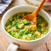 ♡栄養まるごと！ブロッコリーのふわ卵スープ♡【#簡単レシピ #時短 #節約 #おかずスープ 】