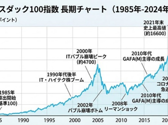 NASDAQ100とは？初心者向けにわかりやすく解説｜S&P500・オルカンとの違いも整理【2026年版】