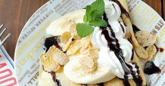 ホットケーキミックスでチョコバナナクレープ作り【生活力】