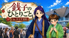【生成AI漫画】銭子のひとりごと in コミケ108