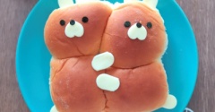 Pascoちぎりぱんでハグハグうさちゃん
