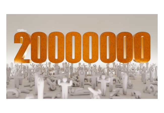 めっちゃカメレオン2000万本突破！！