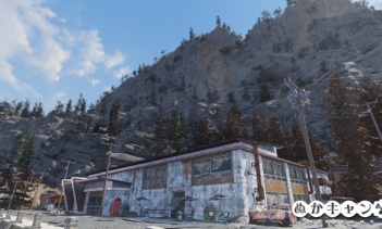 セネカロックの案内所（Seneca Rocks Visitor Center）