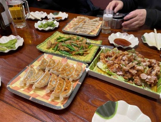 ビーンズドームに行ったときの晩御飯は？