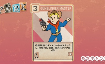 Fallout 76：Gunslinger Master（Agility）