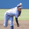 幕張総合・早坂響が148キロ締めで6回0封　11球団25人のスカウト集結