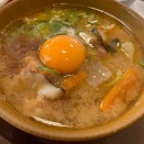 月見とん汁みそらーめん＠すき家：南アルプス桃園店