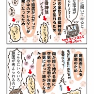 雨の日はいつも…