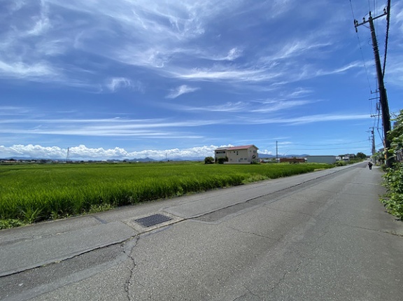 【ひゃっこい！湧水（2周目の55）】青野公会堂南の道路脇の湧水（沼津市青野）