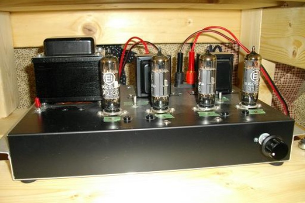 ひでじの手作りオーディオ - 6AH4GT全段差動Amp