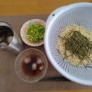 【1/17：昼食】冷や麦