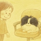 ママのお席はぷぅのもの