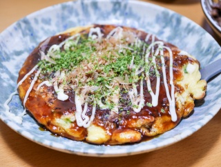 混ぜて焼くだけの「京都錦　富美屋のお好み焼き」が上品な味わいで美味しかった