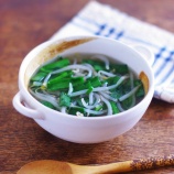 『レンジで煮こまない★ニラもやし中華スープ【レシピ2511】#ニラ #もやし #中華 #スープ #レンジ調理』の画像