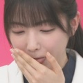 大園玲の舌出し