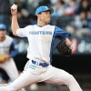 日本ハム・福谷浩司、古巣・中日相手に初登板、満塁のピンチも岡林を併殺打に打ち取り1イニング無失点