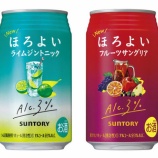 『「ほろよい」から通年商品〈ライムジントニック〉〈フルーツサングリア」発売』の画像
