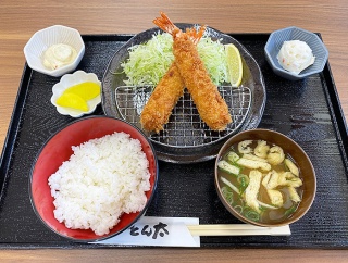 本日オープンした函館市高盛町「お好み焼きと定食の店 とん太」