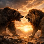 【激論】熊とライオン、勝つのはどっちだと思う？