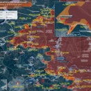 リマン方面1月8日の状況　スビャトゴルスクへの接近