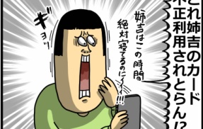 深夜、姉吉のカードで謎の購入履歴