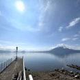 夏の北海道の旅観光編１は支笏湖(しこつこ)で日本屈指の透明度を誇る支笏湖ブルーが美しく岩瀬牧場ソフトクリームでしばし暑さを忘れる