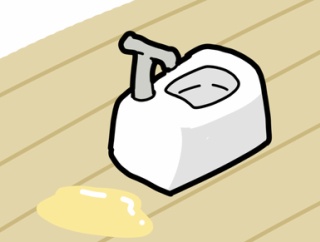 ボーヤ、トイレに初成功