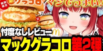 【VTuber】かるび、マックの新作グラコロ第2弾を食べ比べて忖度なしレビュー