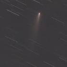 『崩壊中のK1アトラス彗星(C/2025 K1) ＆月齢10.1のお月様☆彡』の画像