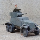 ◉BA-3（EASTERN EXPRESS 1/35）2001年7月完成　2026年10月ソビエト軍将校を乗せた