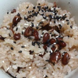 『もち米を使ってお赤飯』の画像