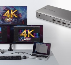 驚異の4K/60Hz×3画面出力！生産性を3倍にするドッキングステーション
