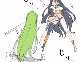 【FGO】ケーキを構えるエルキドゥ&イシュタルｗｗｗ　先手必勝よ！！