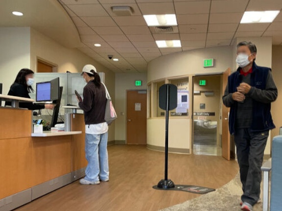 レントゲンの結果/マスクが良くない