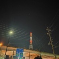 星田北の高圧線が見える夜景〜ナイトサイト交野No.29〜