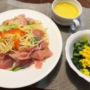 譲渡会とブルーインパルス＆週末ご飯