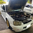 滋賀オートライフハノ　スバル「インプレッサ WRX STI」(GDB)のO2センサー交換 ※上流＆下流