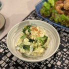 だんなさま作、居酒屋さん風の夜ごはん