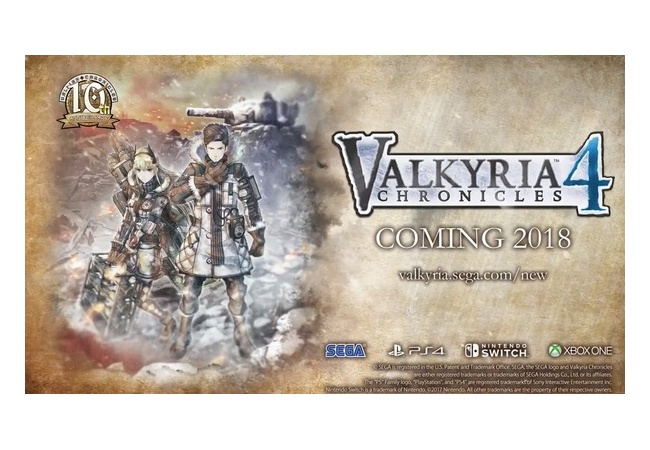 『戦場のヴァルキュリア4』PS4で発売！スイッチは後発