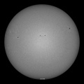 5月19日の太陽黒点（ドジャーズ首位攻防戦に敗れる）