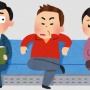混み合う電車内で大股開きで座る迷惑男が現る　→　別の男性客が突然大股開き男の足を撫で回してどかせる　→　怒鳴る男に言い返した言葉が最高にクールだったｗｗｗ