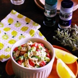 『セロリの食感や爽やかさ★レモンの酸味で減塩♪さっぱりとバジルの香りよくいただける「セロリとミニトマトと鶏ささみのレモンバジルマヨ和えサラダ」【レシピ1958】【スパイス大使】』の画像