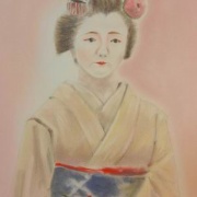 京都画材祭り 祇園は宮川町の舞妓さんを描きました♪ : 水彩的生活